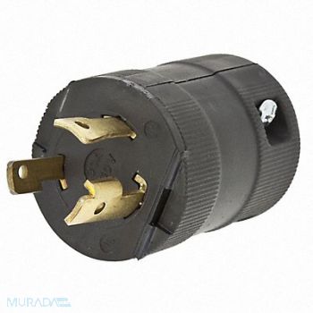 HUBBELL Plug 250VAC 30A L6-30P 2P 3W 1PH, 4HD32