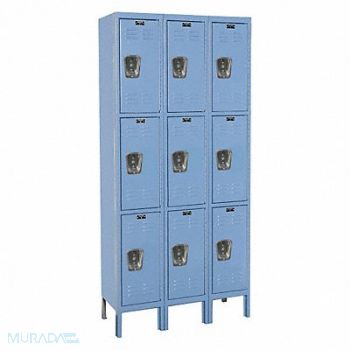 HALLOWELL G7221 Lckr 3x3Lckr Mrn Bl 78 x36 x15 Assm, 4HE16