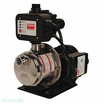 DAYTON Pressure Booster Pump 3/4 hp 1 Phase, 4HFZ1