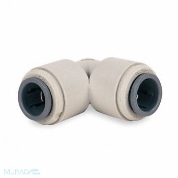 JOHN GUEST 90 Elbow Union 5/16in Tube OD Gray PK10, 1WRU2