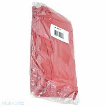 GRAINGER APPROVED Red Shop Towel 12 x 12 PK25, 4HP37