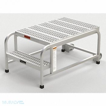 GRAINGER APPROVED Portable Wk Pltfrm Sngle Side Al 20 In H, 4HRC1