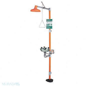 GUARDIAN EQUIPMENT Drench Shower With Face/Eyewash 17 in W, 4HRK1