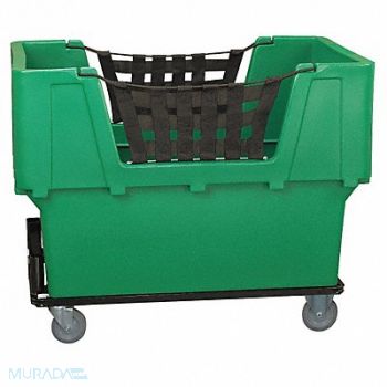 GRAINGER APPROVED Cube Truck LLDPE Green 23.0 cu ft., 4HTF4