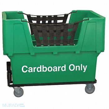 GRAINGER APPROVED Cube Truck LLDPE Green 23.0 cu ft., 4HTG6