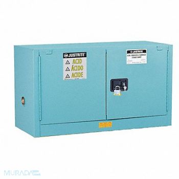 JUSTRITE Corrosive Safety Cabinet 24 in H, 4HTY6