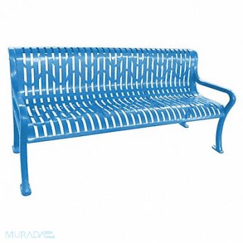 GRAINGER APPROVED E5608 Outdoor Bench 74 in L 33-1/4 in H, 4HUT8