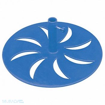 GRAINGER APPROVED E5621 Outdoor Umbrella Base Round Blue, 4HUW6
