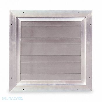 DAYTON Damper Backdraft Wall Mount 27-3/4 In Sq, 5NKN6