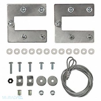 DAYTON 30 Sq Steel Roof Hinge Kit, 4HX79
