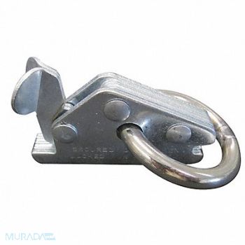 GRAINGER APPROVED E-Track Ring Tie-Off 2000 lb.WLL PK12, 4HXC6