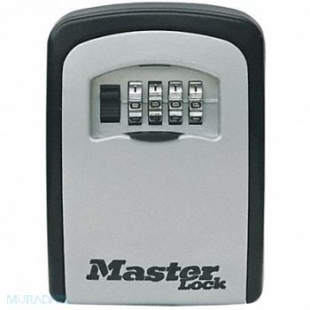MASTER LOCK Lock Box Surface Mount 5 Keys, 4HY63