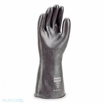 HONEYWELL NORTH Chemical Resistant Glove 16 mil Sz 10 PR, 4T459