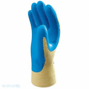 SHOWA D1998 Coated Gloves Blue Yellow S, 1FYH2