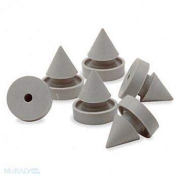 GRAINGER APPROVED Door Silencer PK10, 4JG85