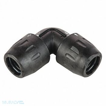 TRANSAIR Tube Fitting 90 Degree Elbow For 17mm, 4JMJ9