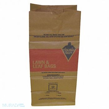 TOUGH GUY Compostable Trash Bag 30 gal Brown PK5, 4JMZ4