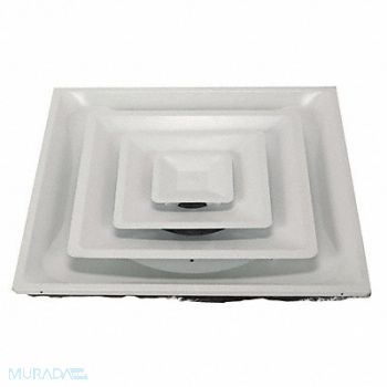 GRAINGER APPROVED Diffuser Sq Ceiling 3Cone w/Insul 6-12, 4JRL3