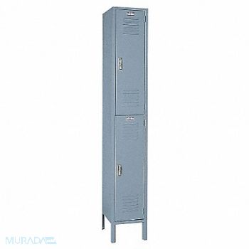 LYON Wrdrb Lockr Lvrd 1 Wide 2 Tier Dove Gray, 4JXC3