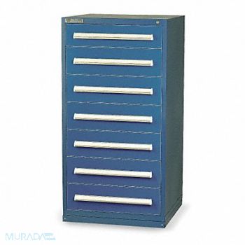 VIDMAR ModDrwrCab 59 x30 x28 Light Gray 7Drwr, 45NL47