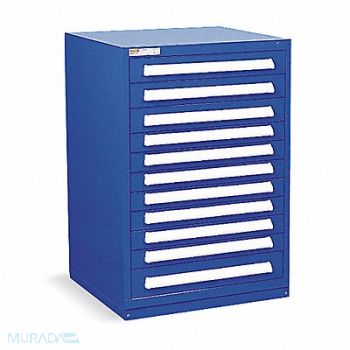 VIDMAR ModDrwrCab 44 x30 x28 Dark Blue 11Drwr, 4KC76