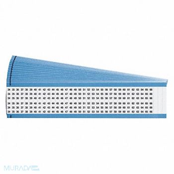 BRADY Wire Marker Printd Repos Self-Adhes PK25, 4KCJ3