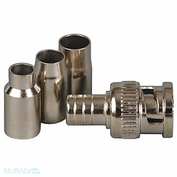 DOLPHIN COMPONENTS CORP Coaxial Connector BNC 0-4GHz 75 Ohm PK10, 4KEC6