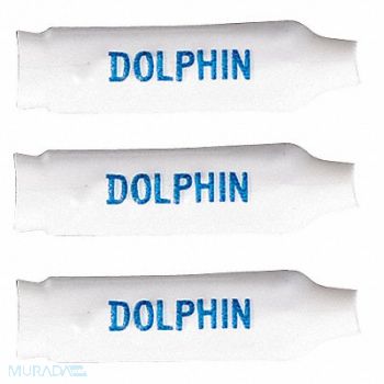 DOLPHIN COMPONENTS CORP InsulDsplConn White Run Tap PVC PK100, 4KEC8