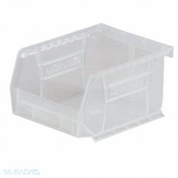 AKRO-MILS Hang and Stack Bin Clear Plastic 3 in, 4KER2
