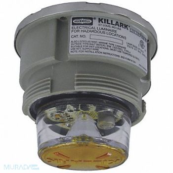 HUBBELL KILLARK Hazardous Warning Light LED Amber, 4KGT6
