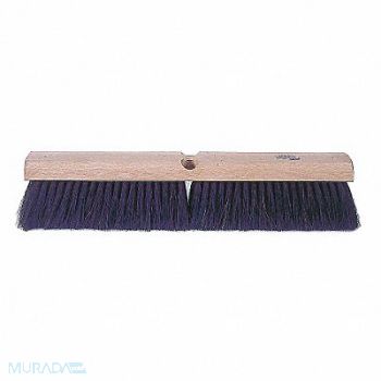 TOUGH GUY Push Broom Head Threaded 24 Sweep Face, 4KNA1