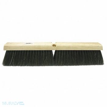 TOUGH GUY Push Broom Head Threaded 24 Sweep Face, 4KNA3