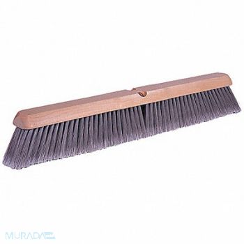 TOUGH GUY Push Broom Head Threaded 24 Sweep Face, 4KNA5