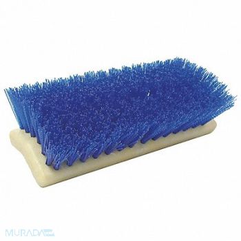 TOUGH GUY Scrub Brush 10 in L Blue, 4KNC6