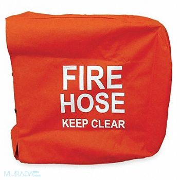 MOON AMERICAN Fire Hose Cover Red 18 L Nylon, 6APE2