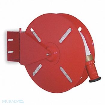 MOON AMERICAN Fire Hose Reel Red 24 Dia., 6APD9