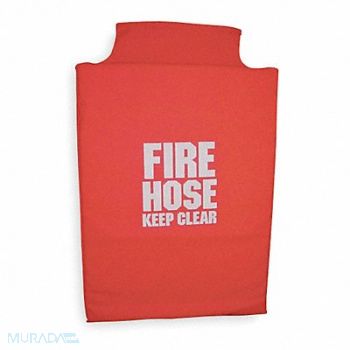 MOON AMERICAN Fire Hose Cover Red 32 L Nylon, 4KR27