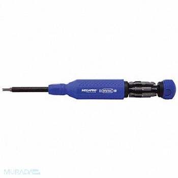 MEGAPRO Multi-Bit Screwdriver NumBits 7, 4KTG1