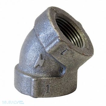 ANVIL 45 Elbow Cast Iron 1 1/2 NPT Class 125, 4KUR2