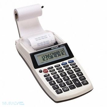 VICTOR Portable Desktop Calculator LCD 12 Digit, 4KXF4