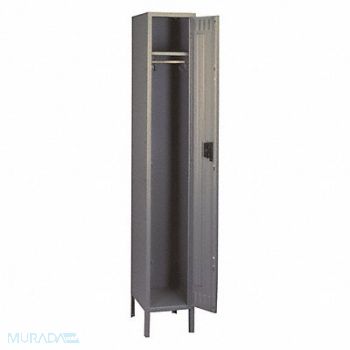 TENNSCO F0411 Lckr 1x1Lckr Gray 78 x12 x18 UnAssm, 4W253