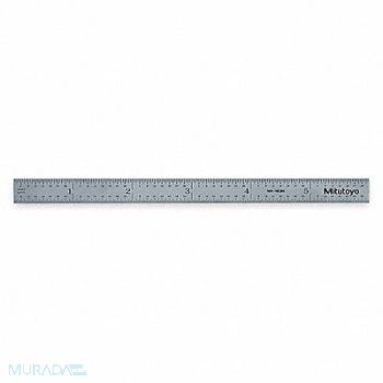 MITUTOYO Rule Steel 6 In 3r, 4LA65