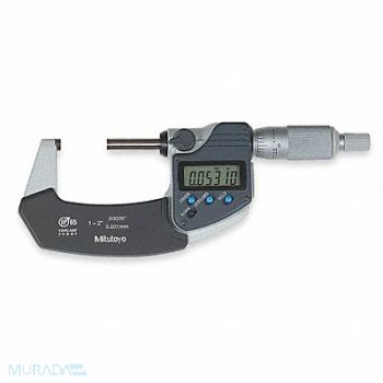 MITUTOYO Digital Micrometer 1-2In 0.00005 SPC, 4LA71