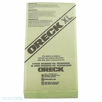 ORECK Bag Disposable Pk25, 4LB35