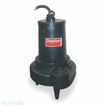 DAYTON 2 HP Sewage Ejector Pump 460VAC, 4LE19