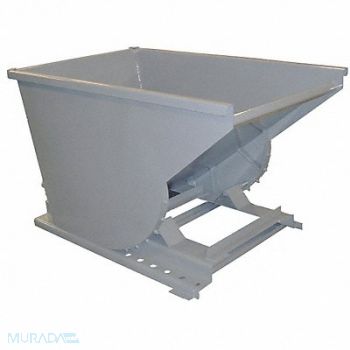 GRAINGER APPROVED Self Dumping Hopper Medium Duty Gray, 4LLL7