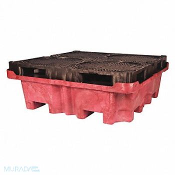 ULTRATECH Drum Spill Cntnmnt Pallet 4 Drum 6.5k lb, 4LNU5