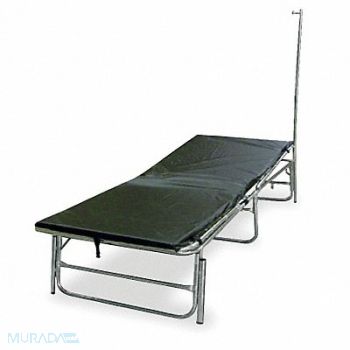 FSI Portable Medical Field Cot with IV Pole, 4LUR9