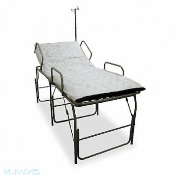 FSI Medical Field Cot with IV Pole Blue, 4LUT1