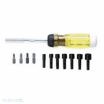 PROTO Multi-Bit Screwdriver NumBits 11, 4LV35